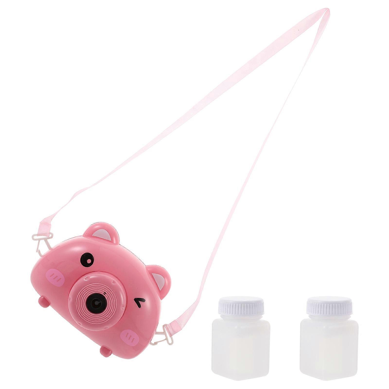 Bubble Making Camera Toy for Kids Electric Bubble Machine 4Pcs Set