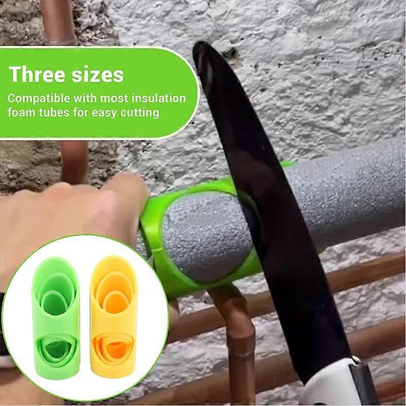 Fixture Insulation Plastic Foam Cutter Guide Pipe Lagging 6PCS Tool Cutting Pipe
