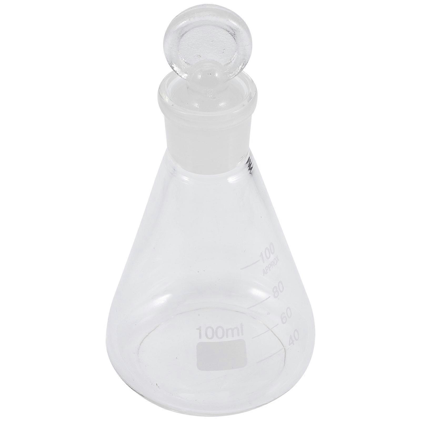 Transparent Glass Flask Erlenmeyer Flask for Storage Use Application