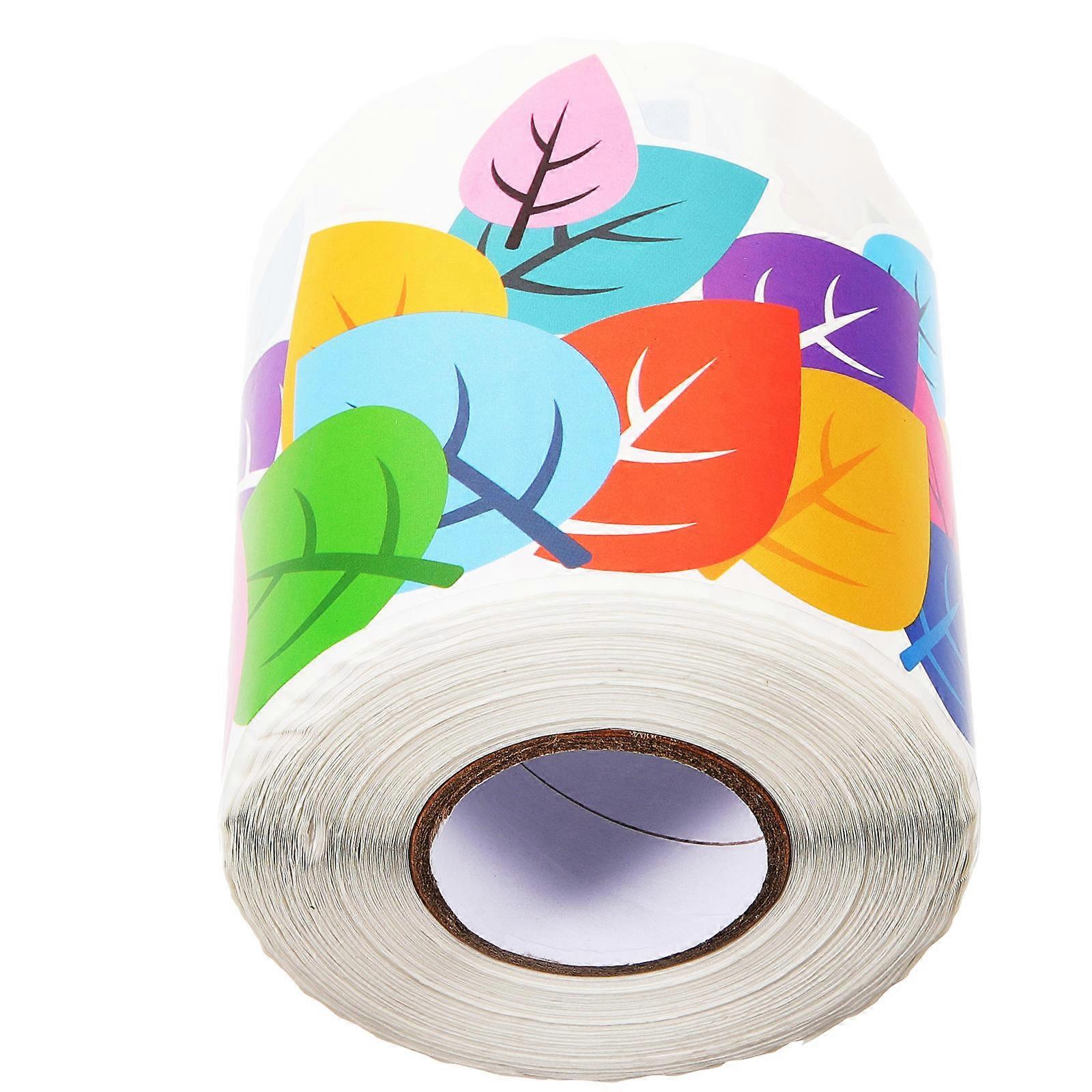Classroom Bulletin Board Border Stickers Leaf Pattern for Decoration 5 Rolls