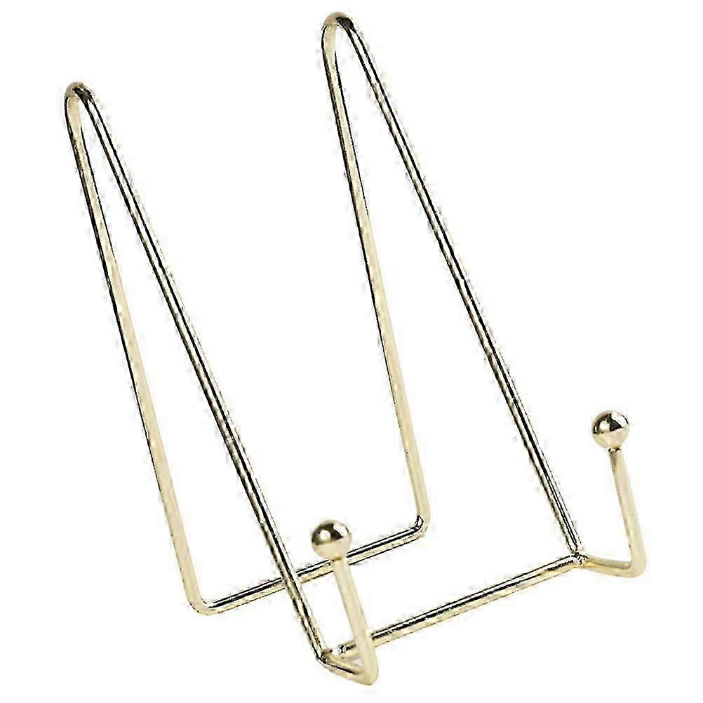 Golden Iron Desktop Storage Rack 2Pcs Multi-Purpose Display Stand