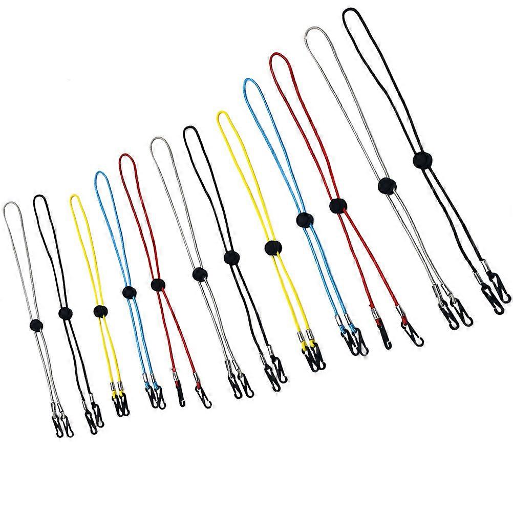Practical Mask Hanging Rope Adjustable Strap for Outdoor Use 12Pcs Set