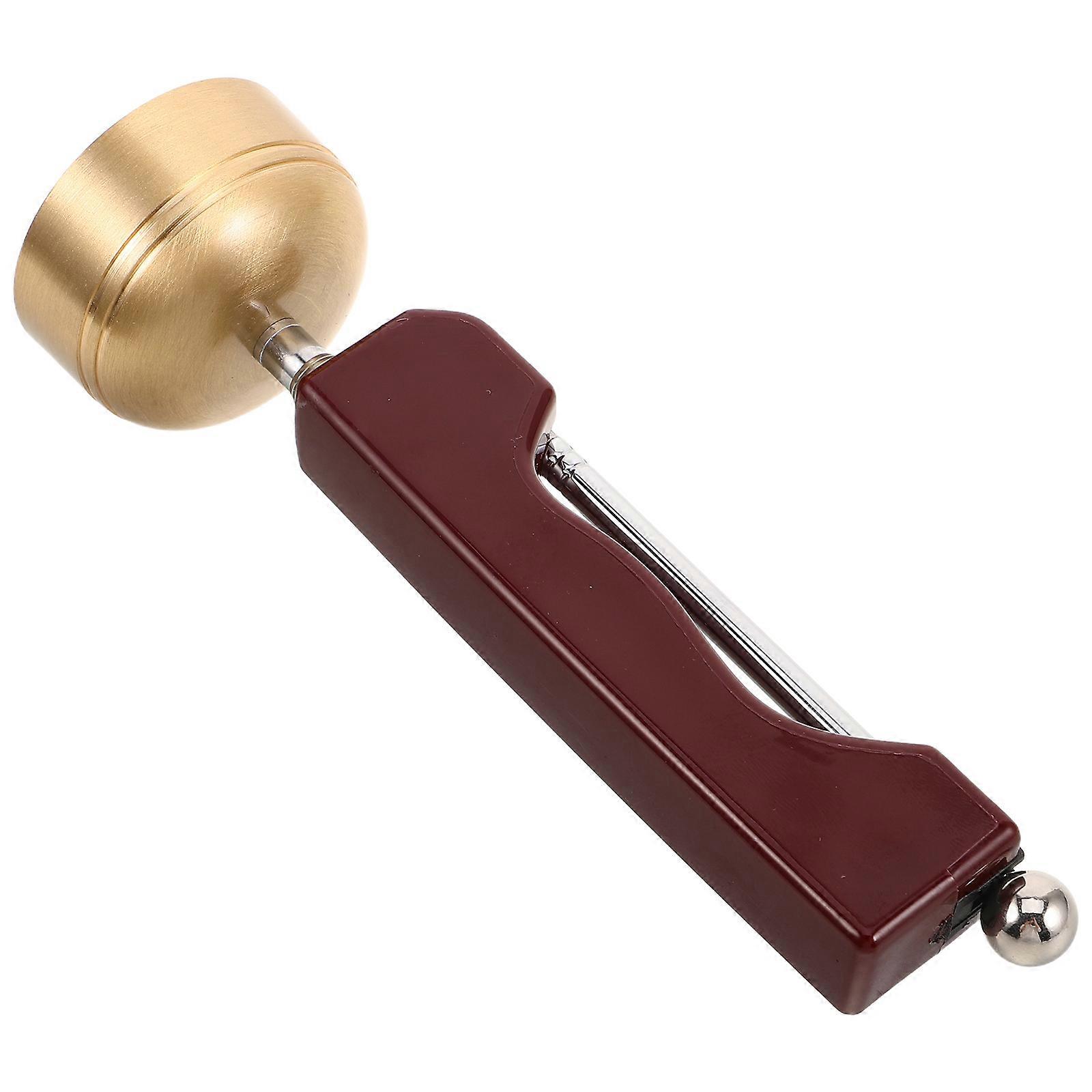 Handheld Copper Prayer Bell Retractable Hand Bell for Temple Use