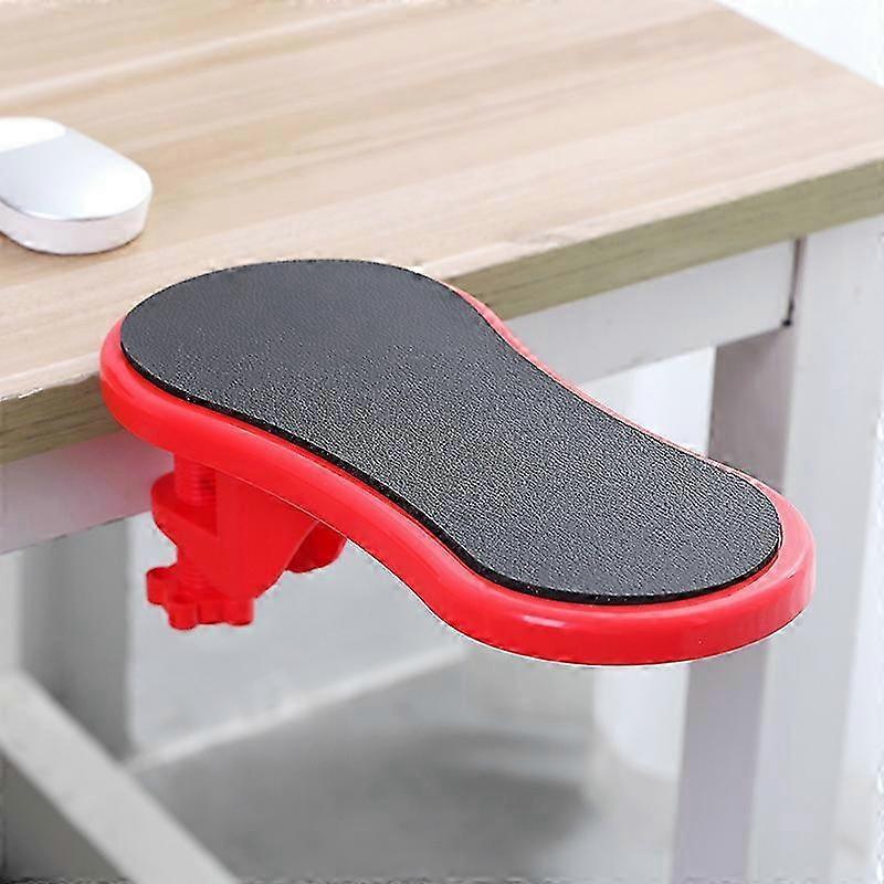 Computer Arm Rest Rotatable Comcompatible withtable Anti Slip Ergonomic Desk Arm Support compatible with Home Office Red