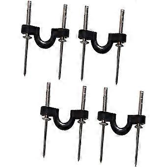 4pcs Kayak Eyelet Rigging Kit Nylon Deck Loop c Buckle for Boat Accessories