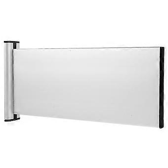 Plaque signalétique de porte double face Plaque signalétique de bureau vierge Étiquette de porte en alliage d’aluminium