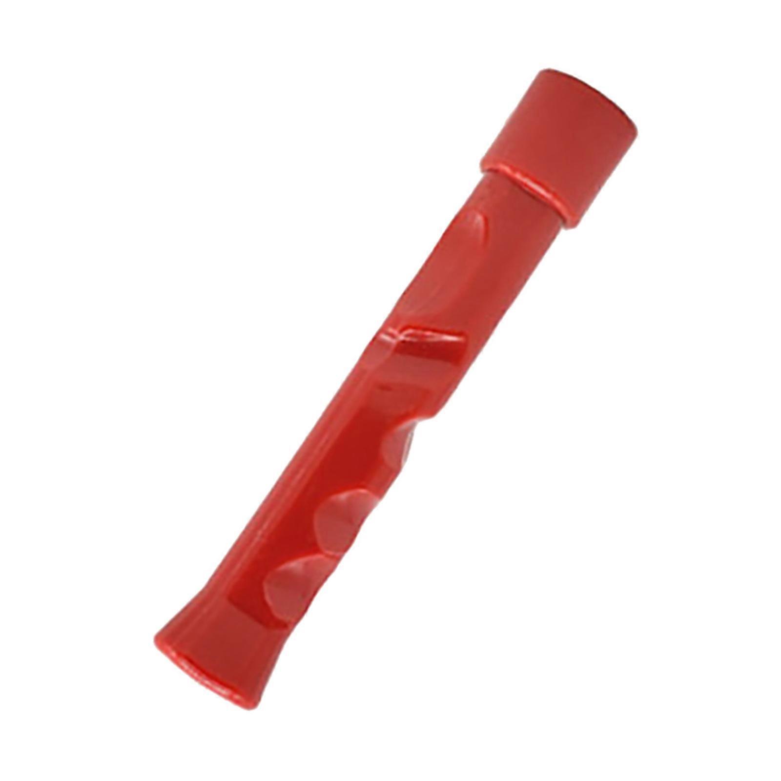 Raquette de badminton rouge à 1 pièce pour l'entraînement : exercices de swing, grip, grip, bâton, renforcement des doigts et des poignets, amélioration de la puissance et de la force.
