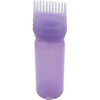 2026 Good!! Hair Smear Bottle (Purple), Hair Dye Comb Applicator Essential Hair Dyeing Tools Root Comb Applicator Hair Dye Bottle - C&amp;S
