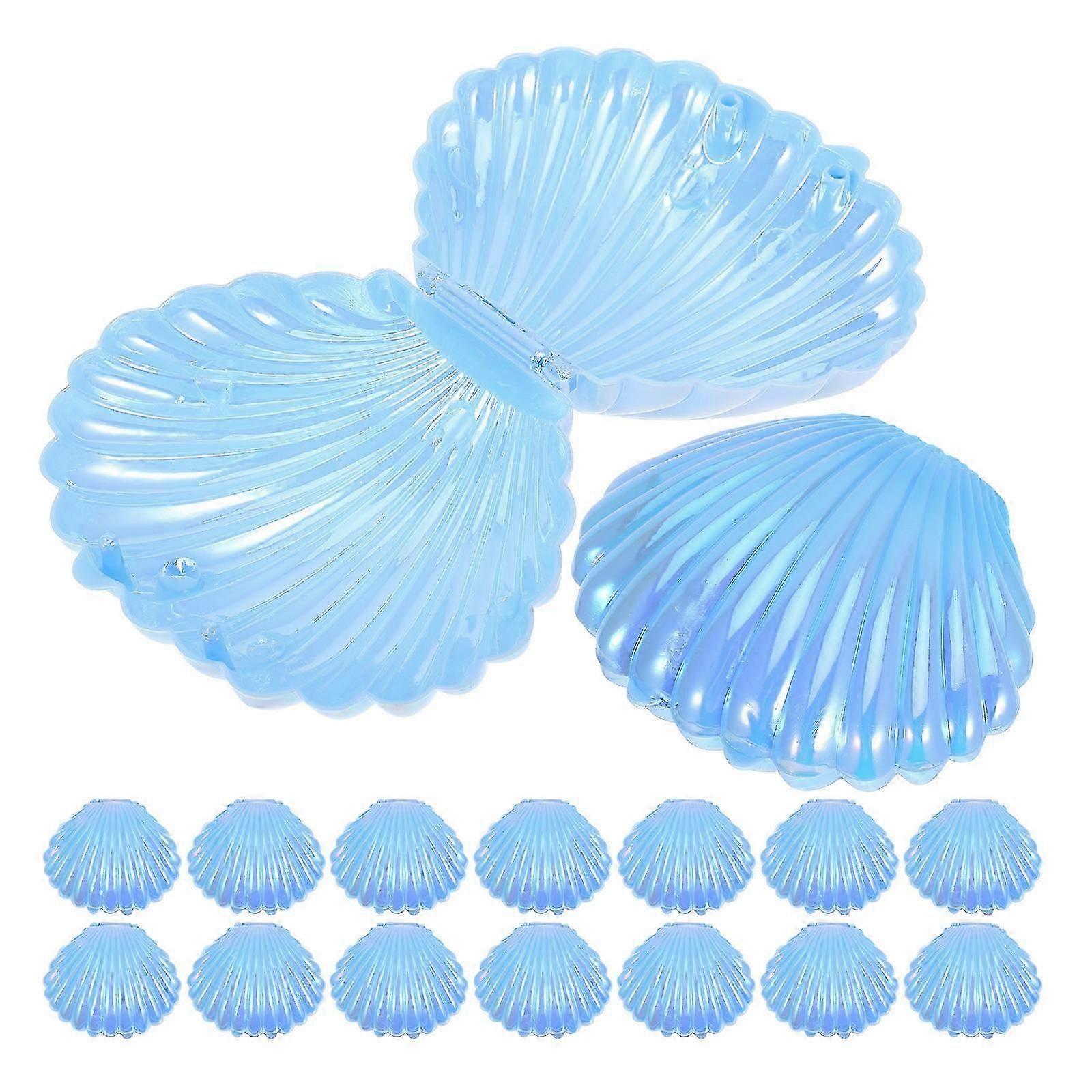 Candy Boxes Plastic Containers for Wedding Event Blue Pp Material Storage 24Pcs