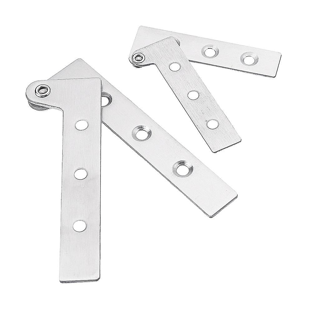 Stainless Steel Concealed Hinge 7-shape Chicken Mouth Shape Door Hinge 360 Degree Rotating Hardware
