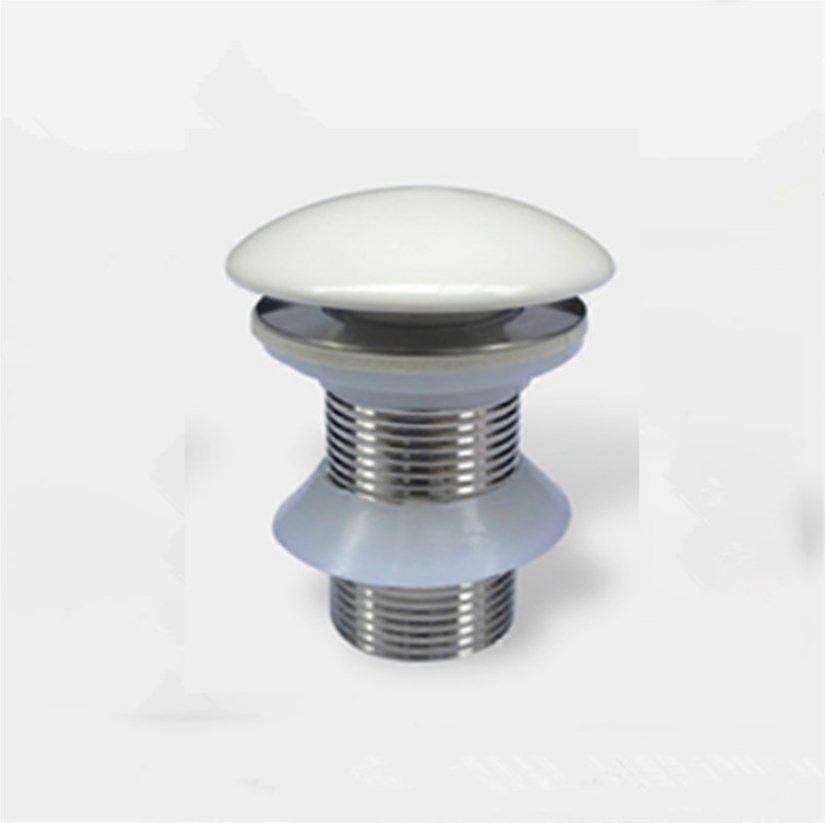 Without overflow for sinks and basins drain assembly
