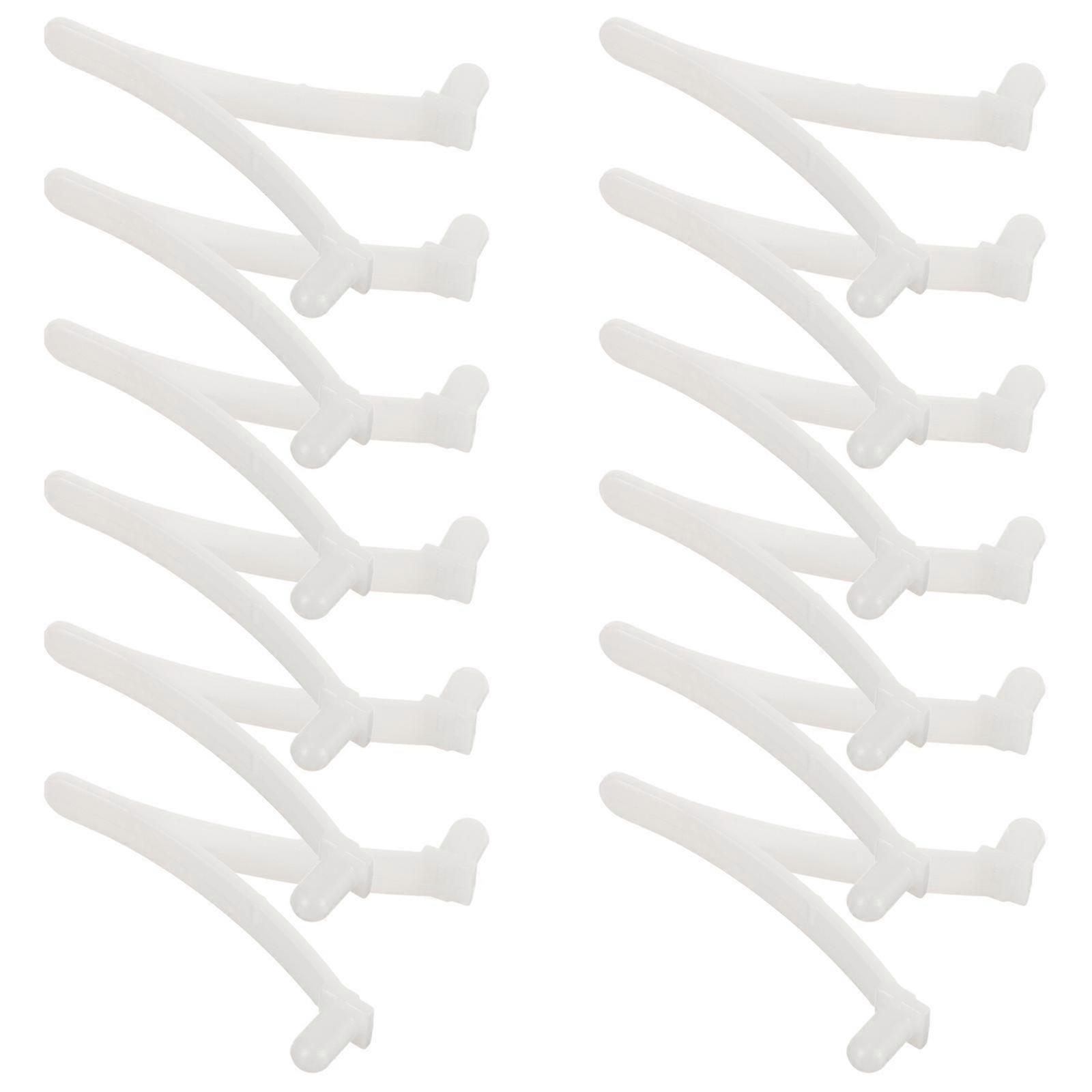 12pcs Pool Clips V Clips Pool Skimmer Net Clips Replacement Pool Pole Net Clips