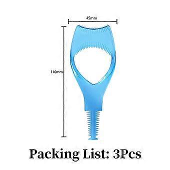 3-Pack 3-in-1 Eyelash Mascara Applicator & Guard Tool, Precision for Upper and Lower Lashes