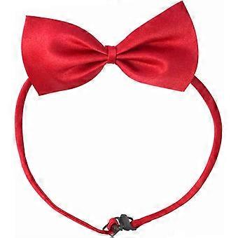 Pet Bowknot Collar Dog Puppy Cat Adjustable Neck Tie Red Christmas Collar Fashion Pet Accessory