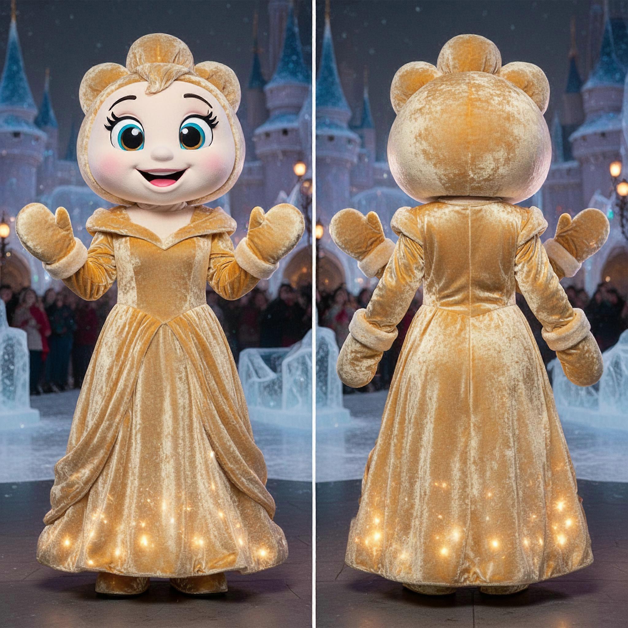 MASTICOT Shimmering Gold Playful Ice Mascot