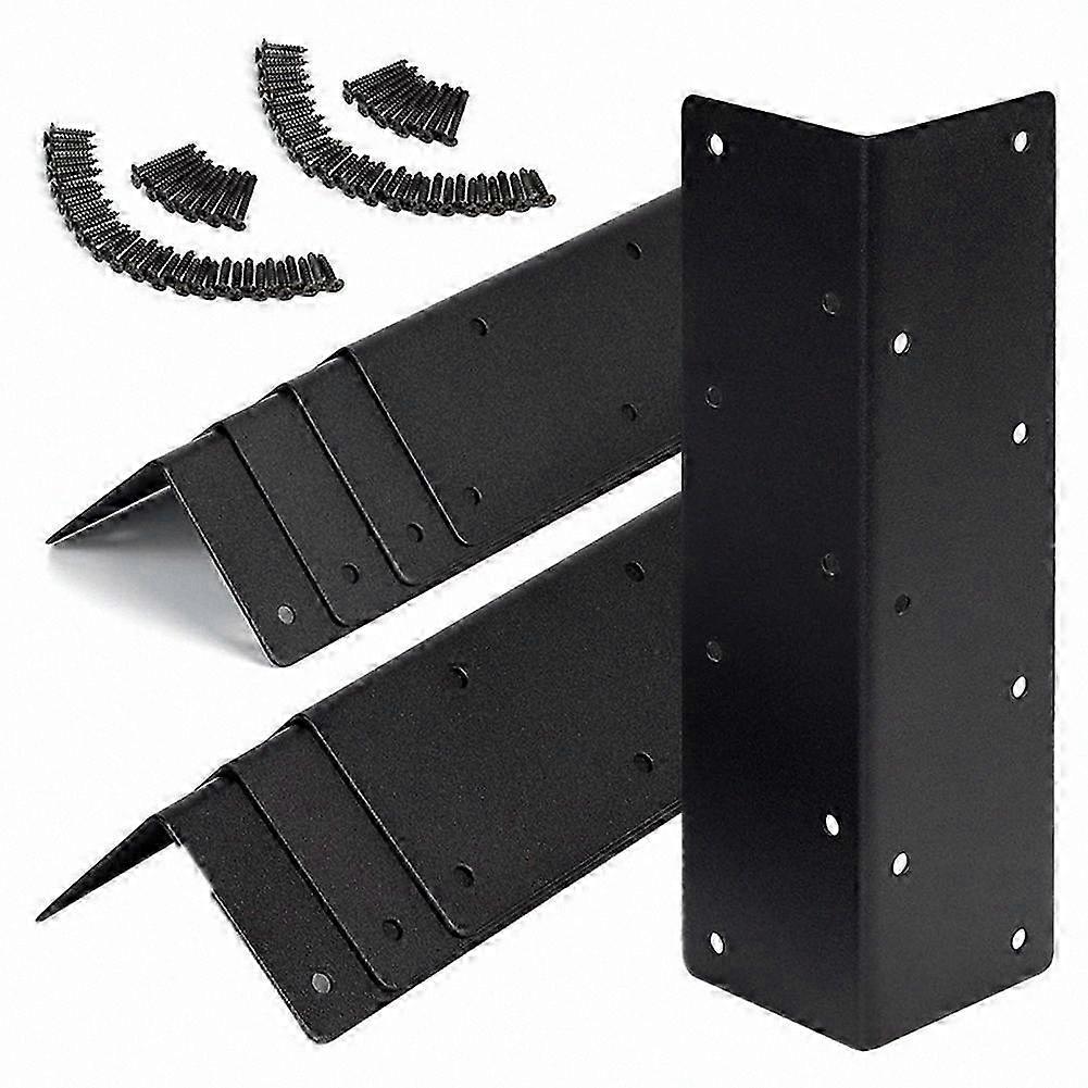 Furniture Corner Bracket - Rustproof Metal with Screws