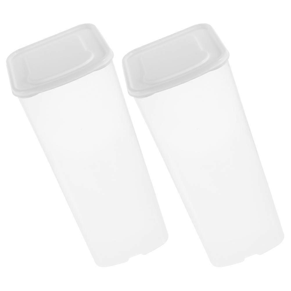 Bread Loaf Storage Container for Storage 2Pcs White Plastic Bread Box,New 2026