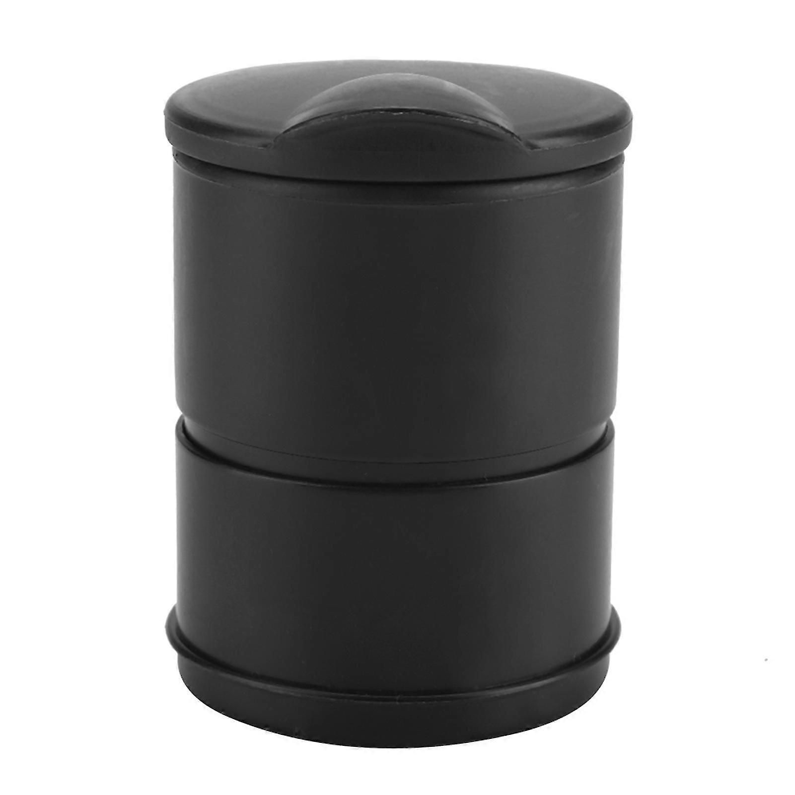 Portable car ashtray with LED light