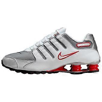 Nike Shox NZ Series hardloopschoenen, unisex, grijs/wit, artikelnummer 378341-104