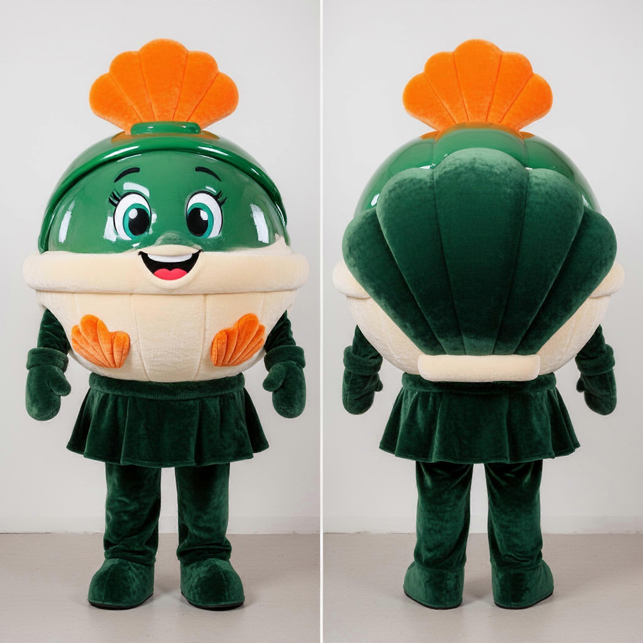 MASTICOT Forest Green Padded Bowl Clam Chowder Mascot