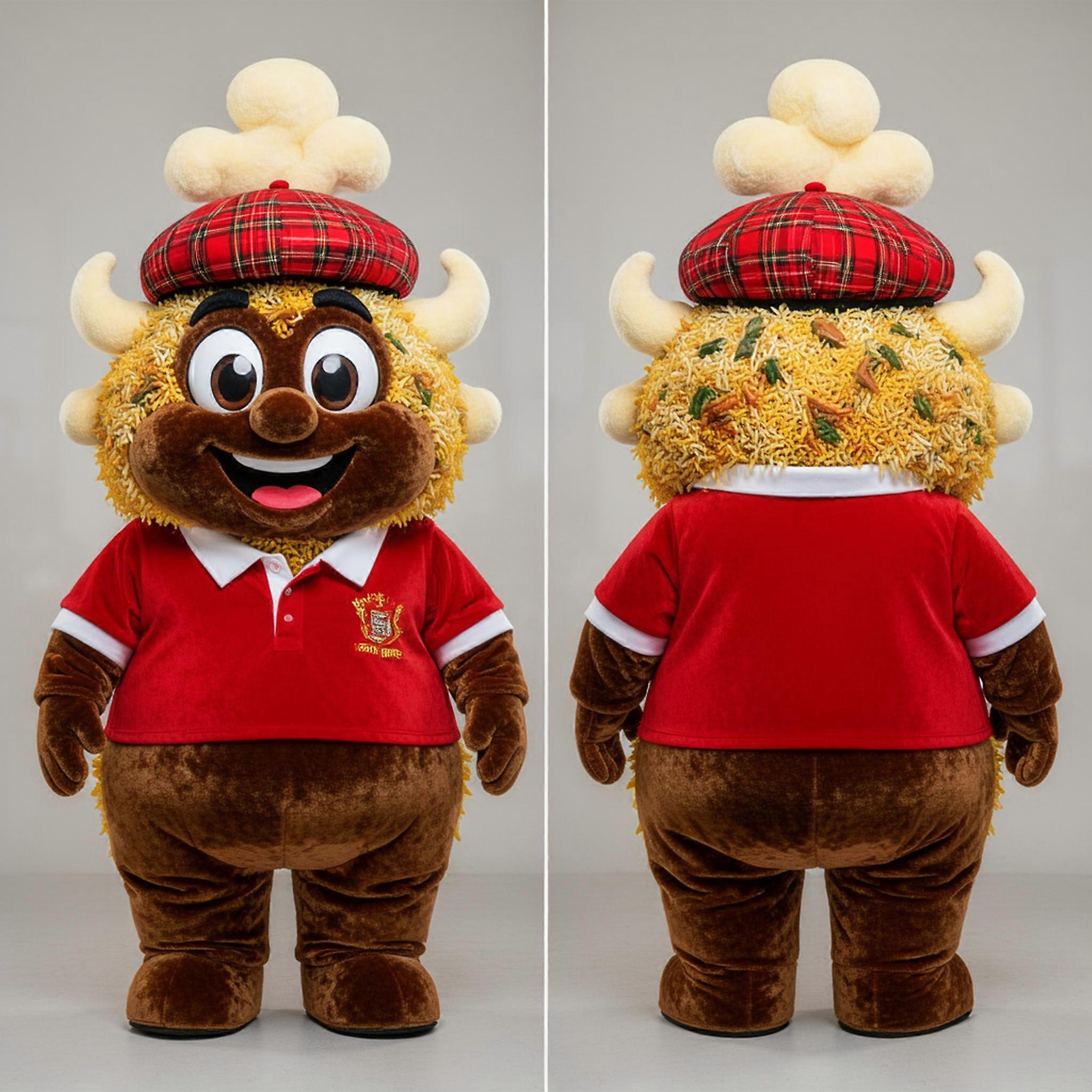MASTICOT Velvety Brown Curry Biryani Mascot