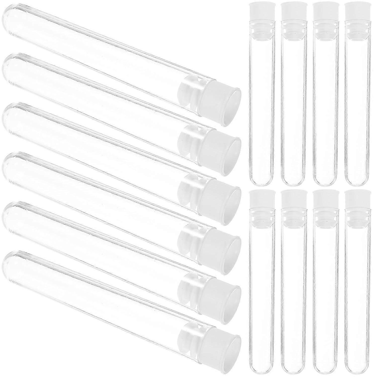 50 Pcs Plastic Test Tubes with Lids 6ml for Stem Activities