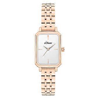 s.Oliver Damen Uhr Armbanduhr Edelstahl SO-4596-MQ