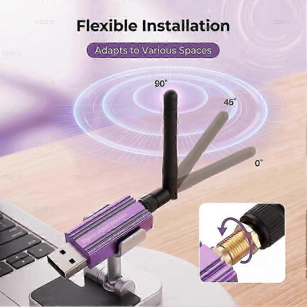 Tuya Zigbee Range Extender USB High-Gain Gateway Extend Zigbee Coverage Range Mesh Booster for Smart Life-SSZFV