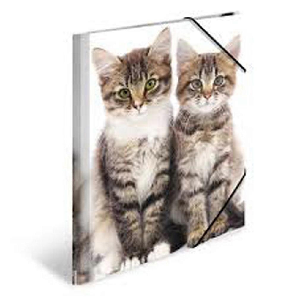 CATS Herma High Quality Stylish and Durable Elasticated PP Folder A4 Animals