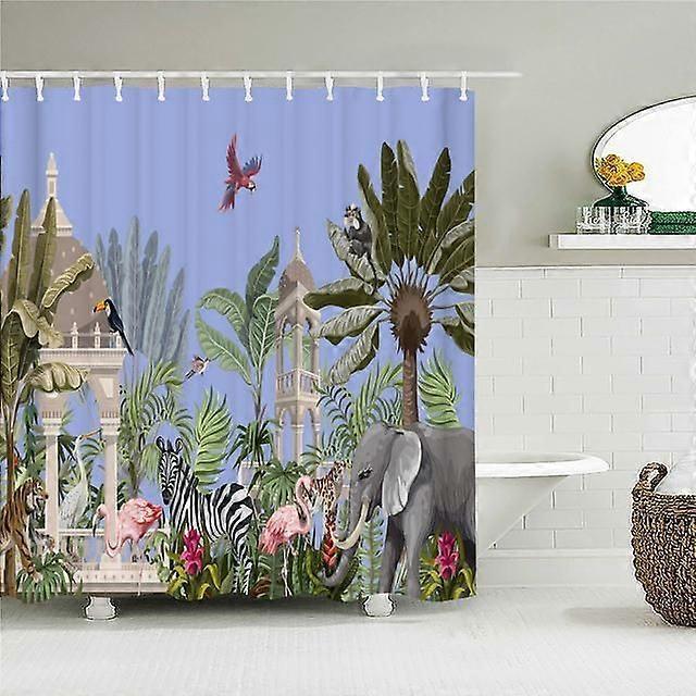 Digital Printed Waterproof Polyester Curtain