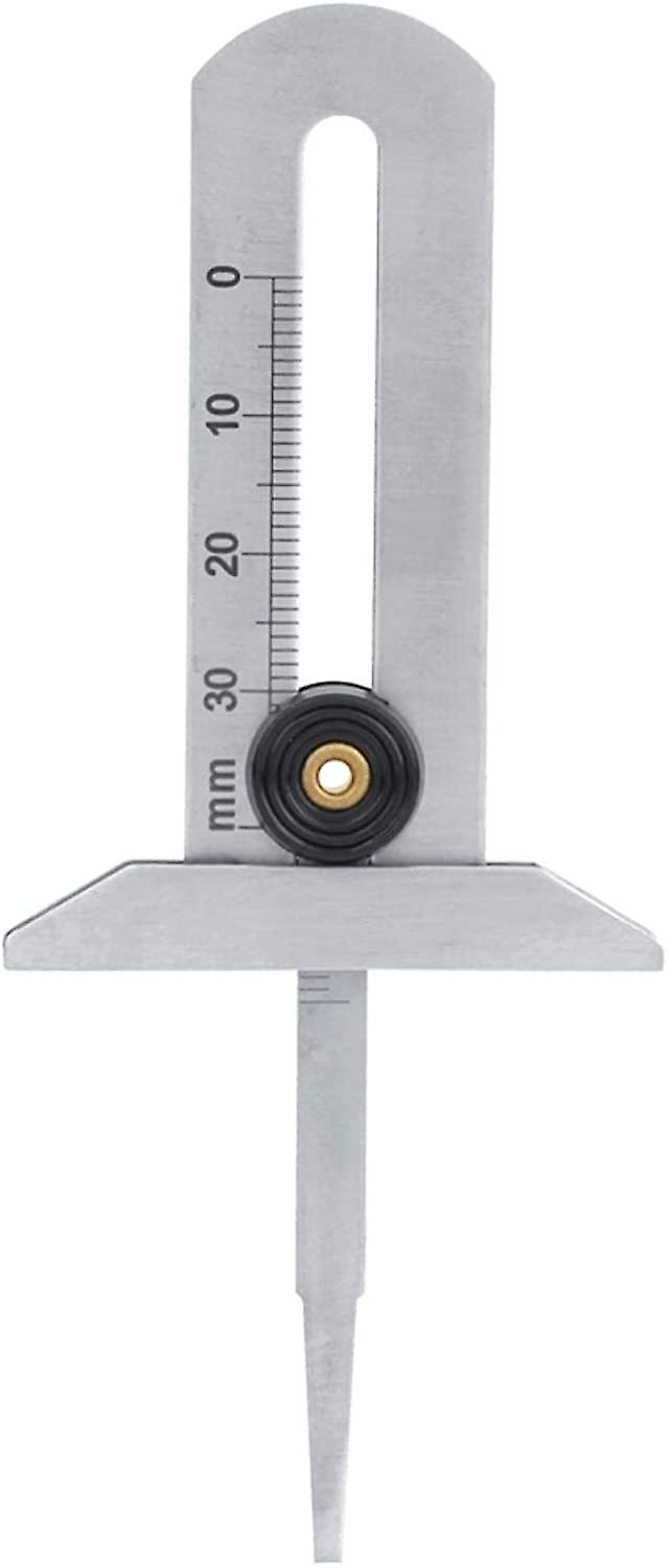Tire Wear Gauge, Tire Depth Gauge Stainless Steel Tire Safety Ruler ...