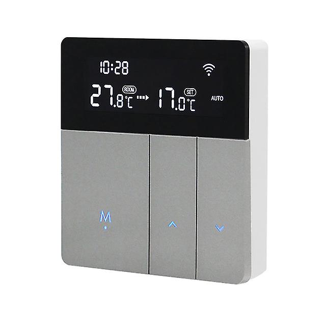 I8hge Tuya Wifi Intelligent Temperature Controller Thermostat Backlight Brightness Automatic Adjustment Away Mode Mobilephone