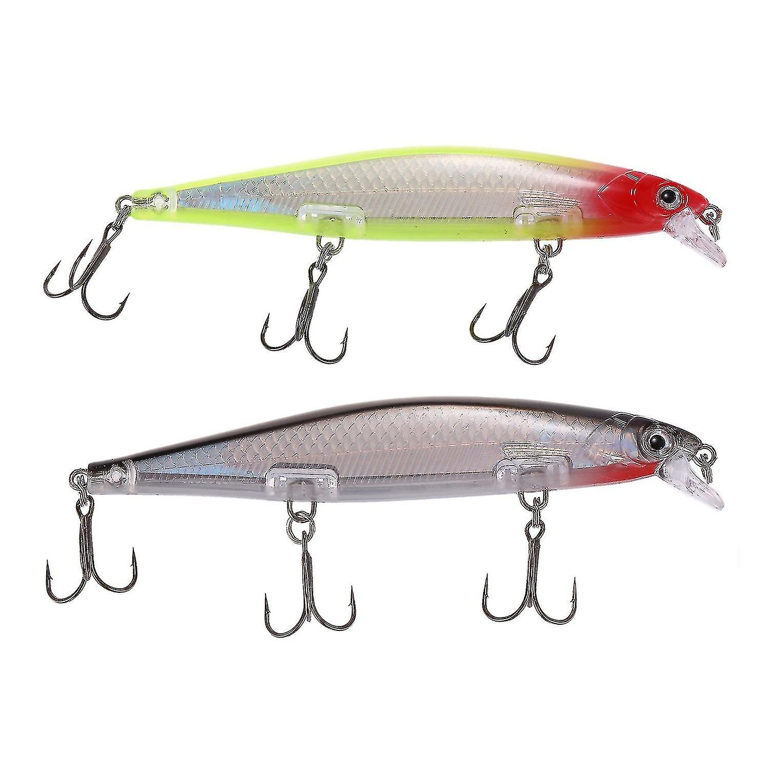 1 Pack Minnow Bait 11cm Pesca Hook Swing Tackle Type C