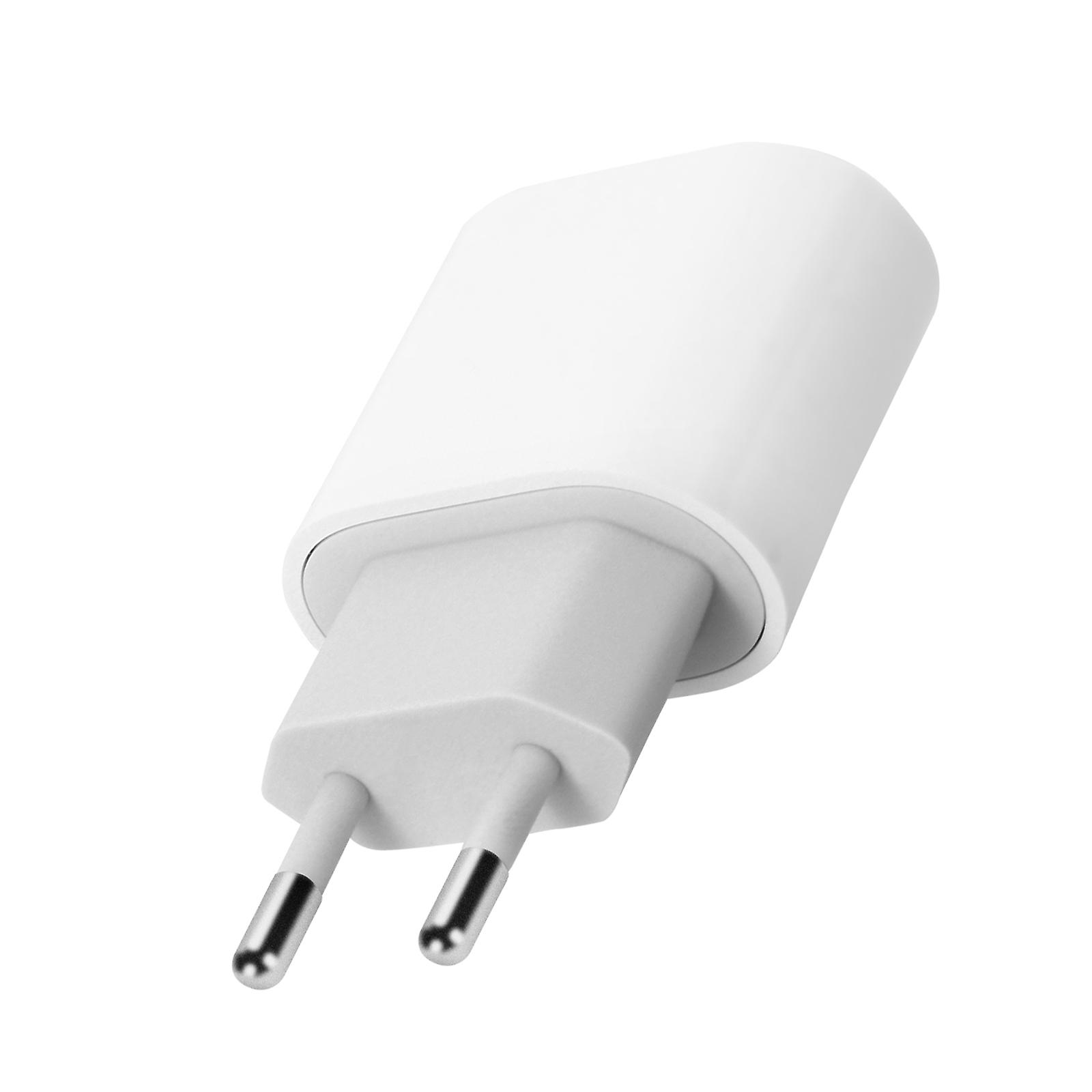 USB Sector Charger Type C Power 3A Secure Charging - White