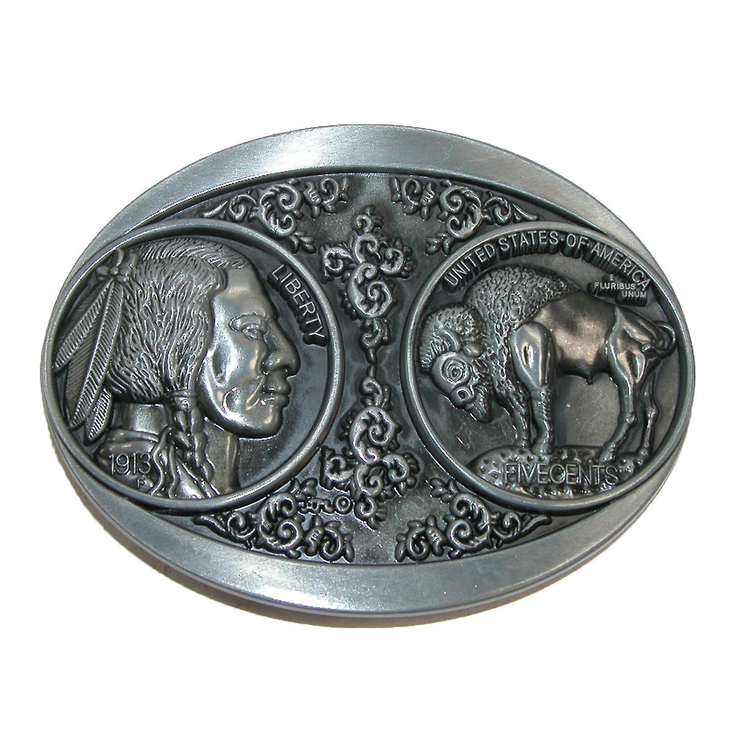 CTM United Sates 1913 Nickel Buckle