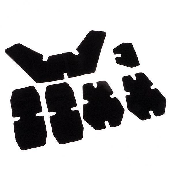 2x5pcs خوذة تكتيكية هوك وحلقة ملصق التصحيح مجموعة ل WST-AF خوذة أسود