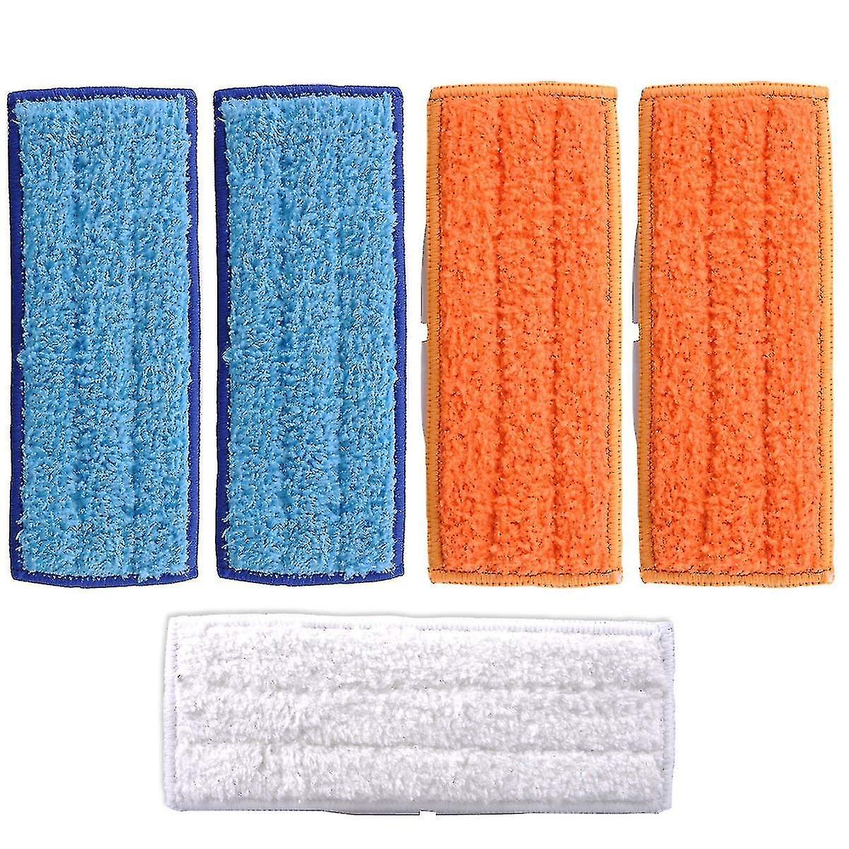 5 Pcs Washable Mop Pads For Irobot Braava Jet 250 240 241 Includes 2 Pcs Wet Wipes 2 Pcs Wet Wipes 1
