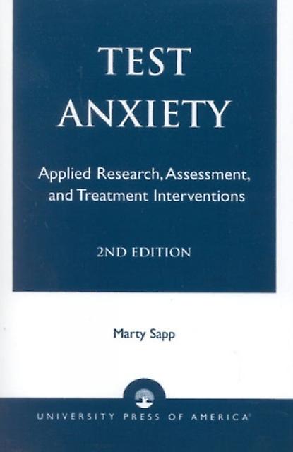 Test Anxiety by Marty Sapp Paperback Book
