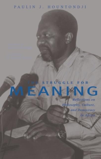 The Struggle For Meaning by Paulin J. Hountondji Paperback