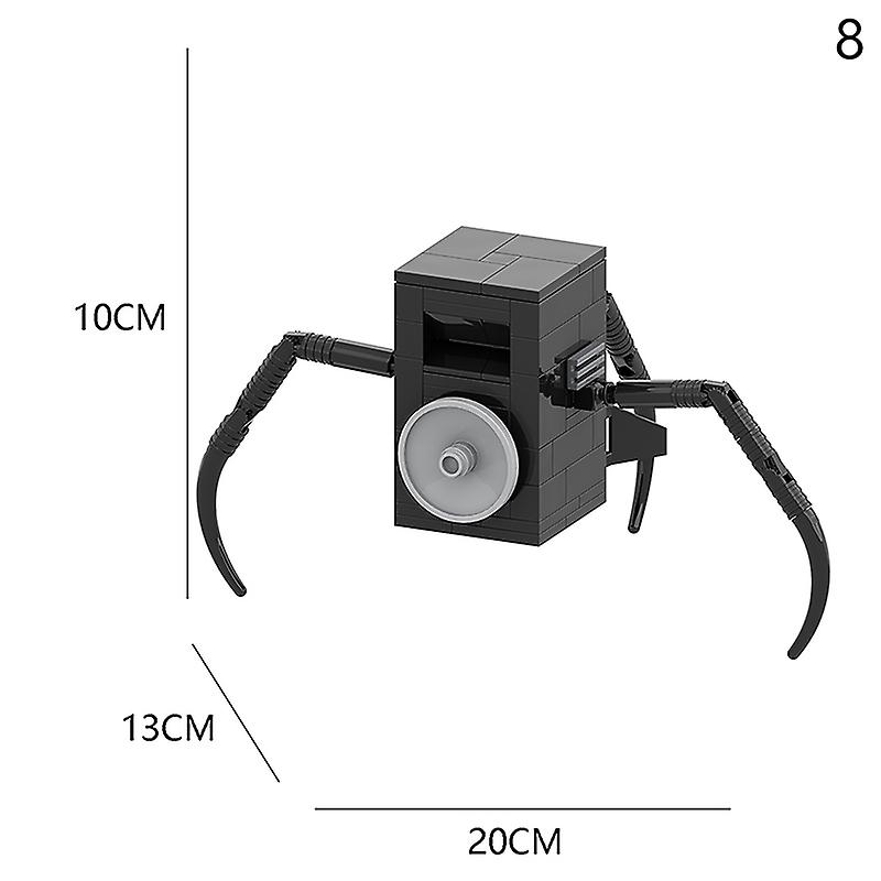 Skibidi Toilet Man Vs. Monitor Building Blocks The Audio Man And Camera Man Toys