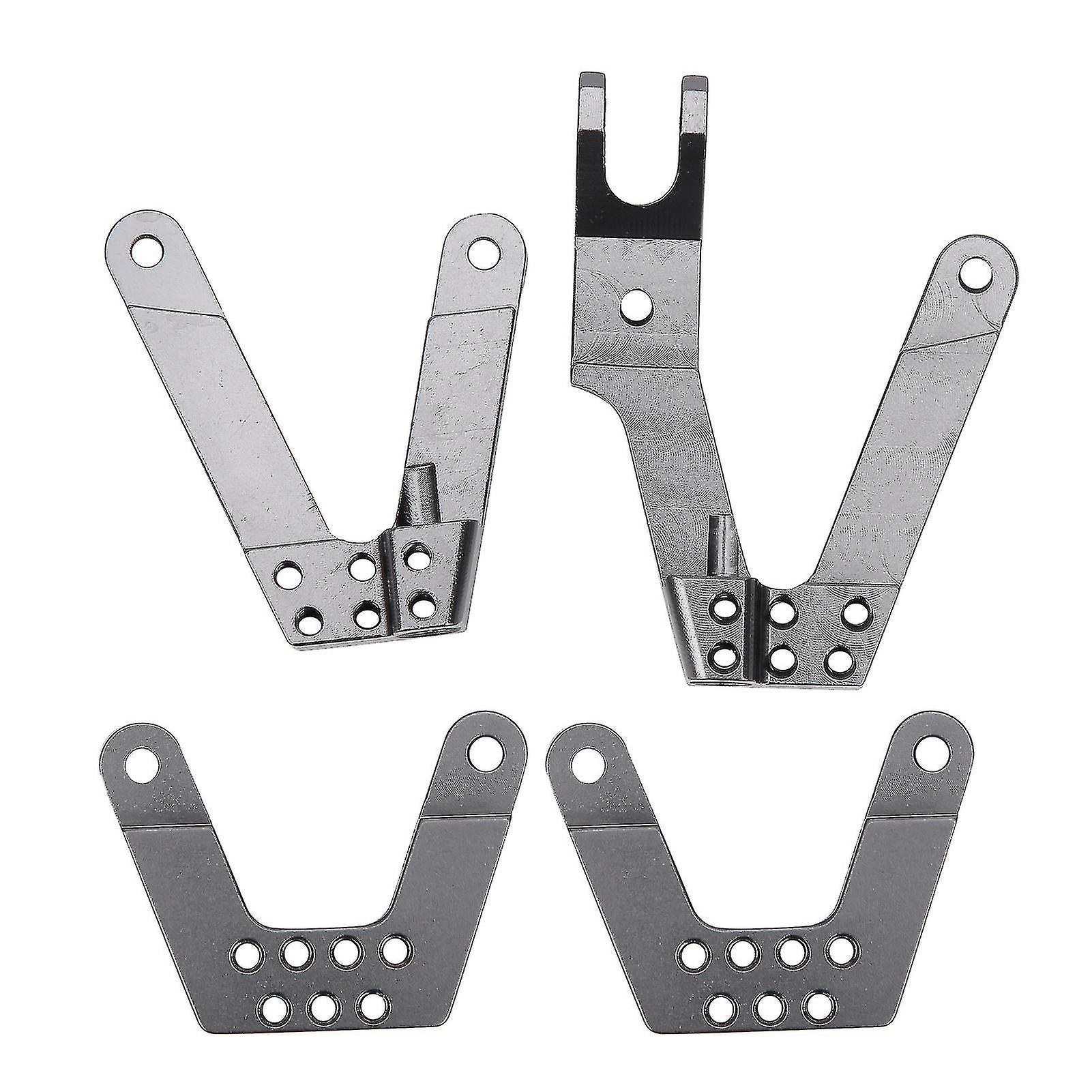 Front Rear Shock Struts Damper Bracket Fit For Crawler Rc Car 1/10 313mm Wheelbasetitanium