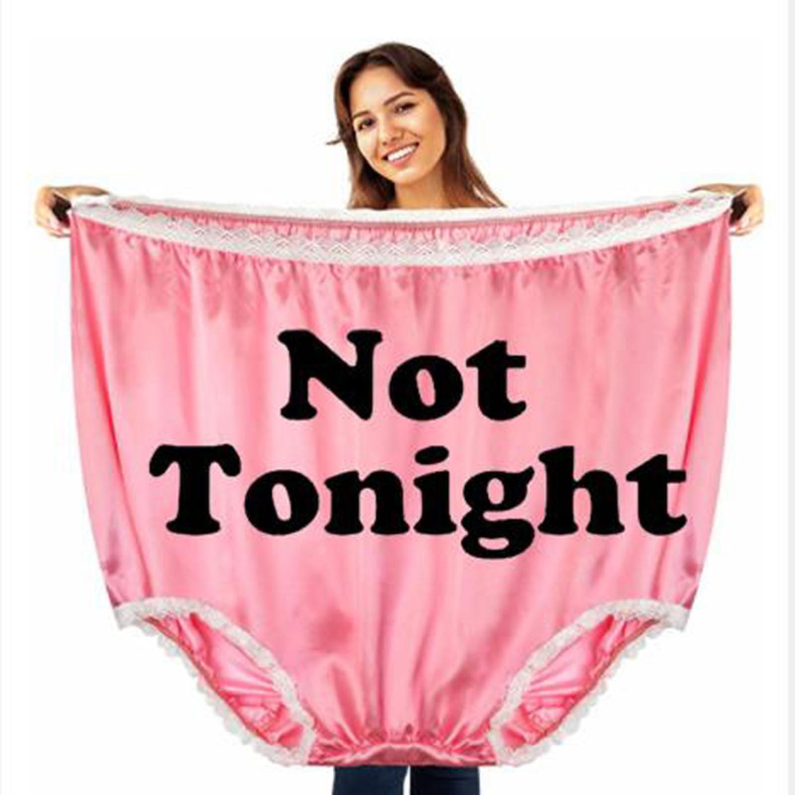 Funny Large Size Panties Soft Personalzied Valentine Gift for Party