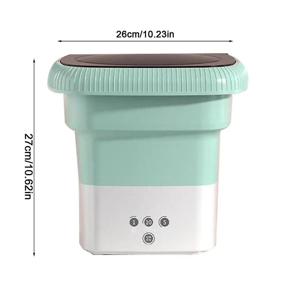 Mini Foldable Washer Foldable Washer Bucket Folding Lightweight Travel Laundry Tub Portable Personal Clothes Washer For Camping
