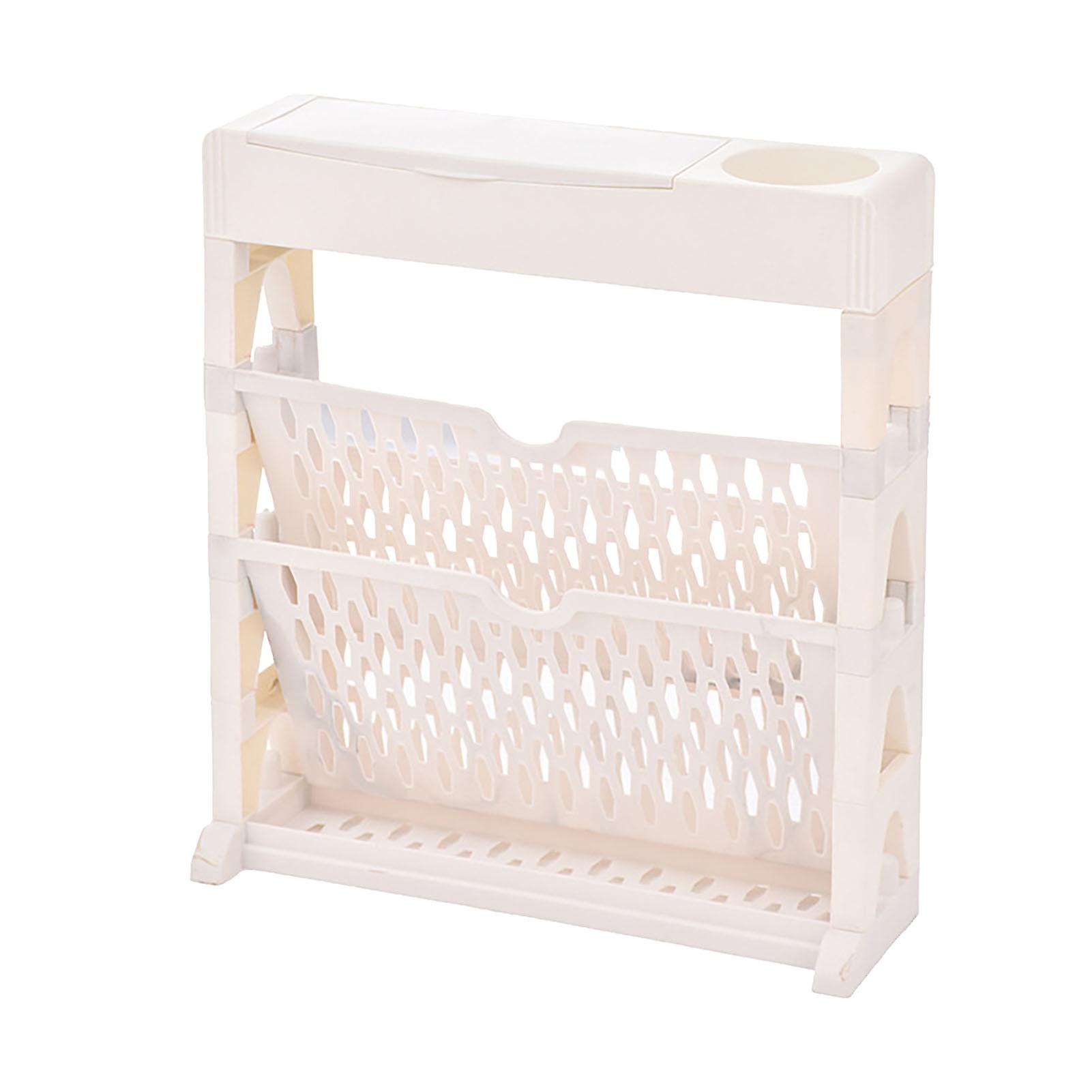 Book Rack Storage Bookshelf Small Storage Bookshelf Bookcase Large Capacity Easy Access for Living Room Bedroom Single Row