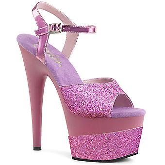 Pleaser Women's Shoes Adore-709-2g Lavender Multi Glitter/lavender Multi Gltr