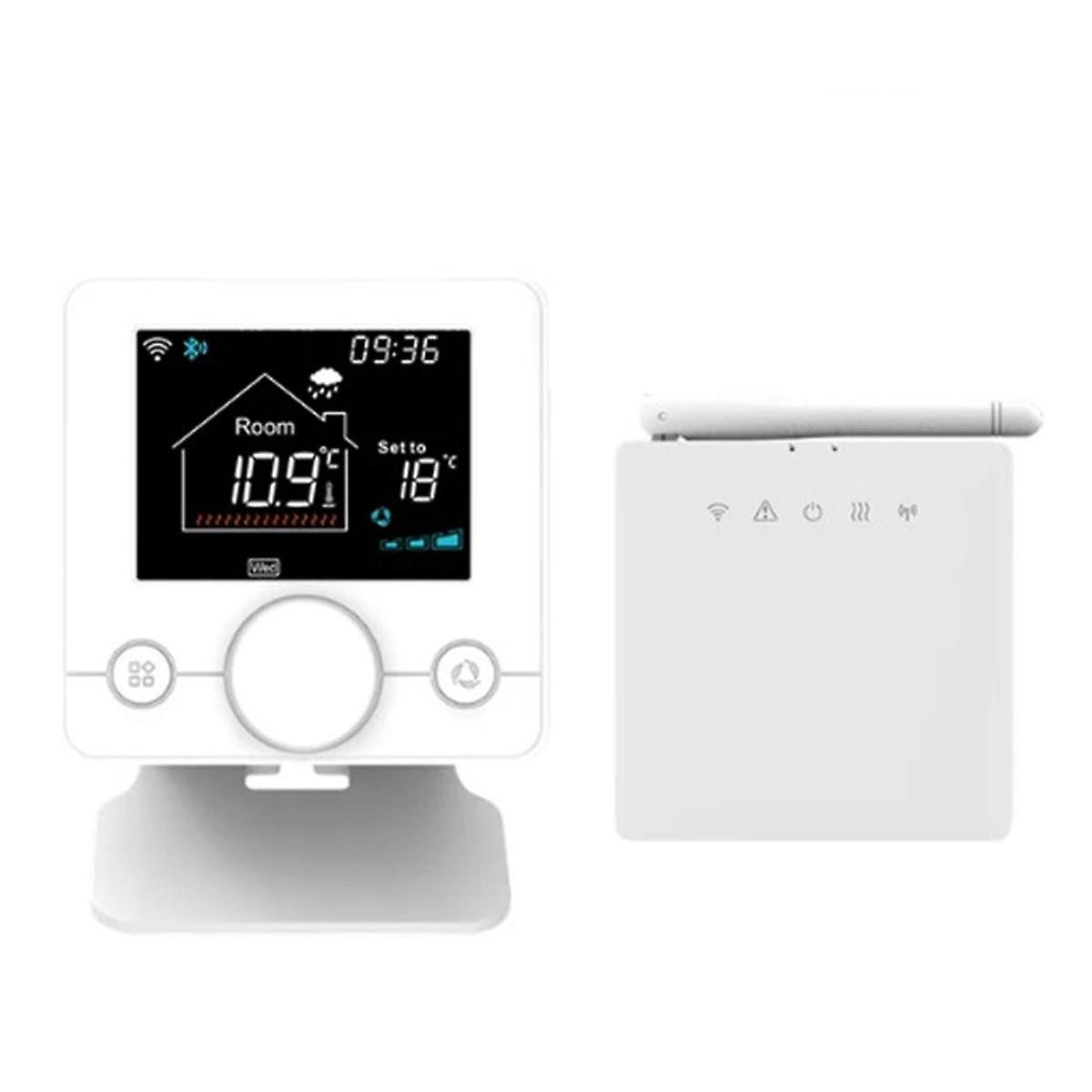 Smart RF433 Wireless Thermostat WiFi Programmable Temperature Controller for Room Gas Boiler and Vo