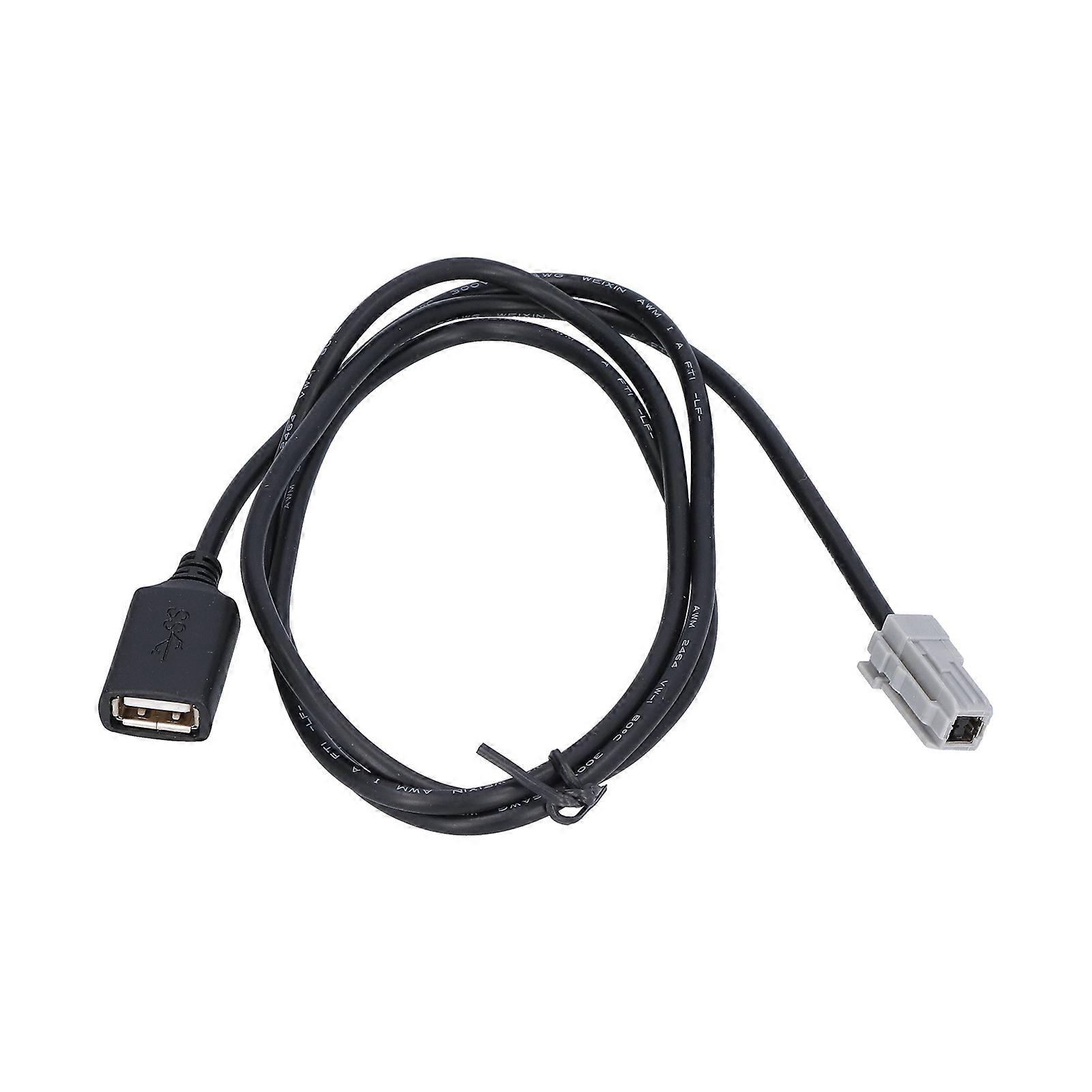 AUX USB MP3 Auxiliary Input Cable Adapter Car Accessory for Camry/Hybrid/Prius/RAV4/Sequoia