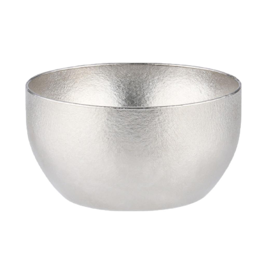 Camping Double Layers Tea Cup Lightweight Drinking Mugs Drinkware Silver