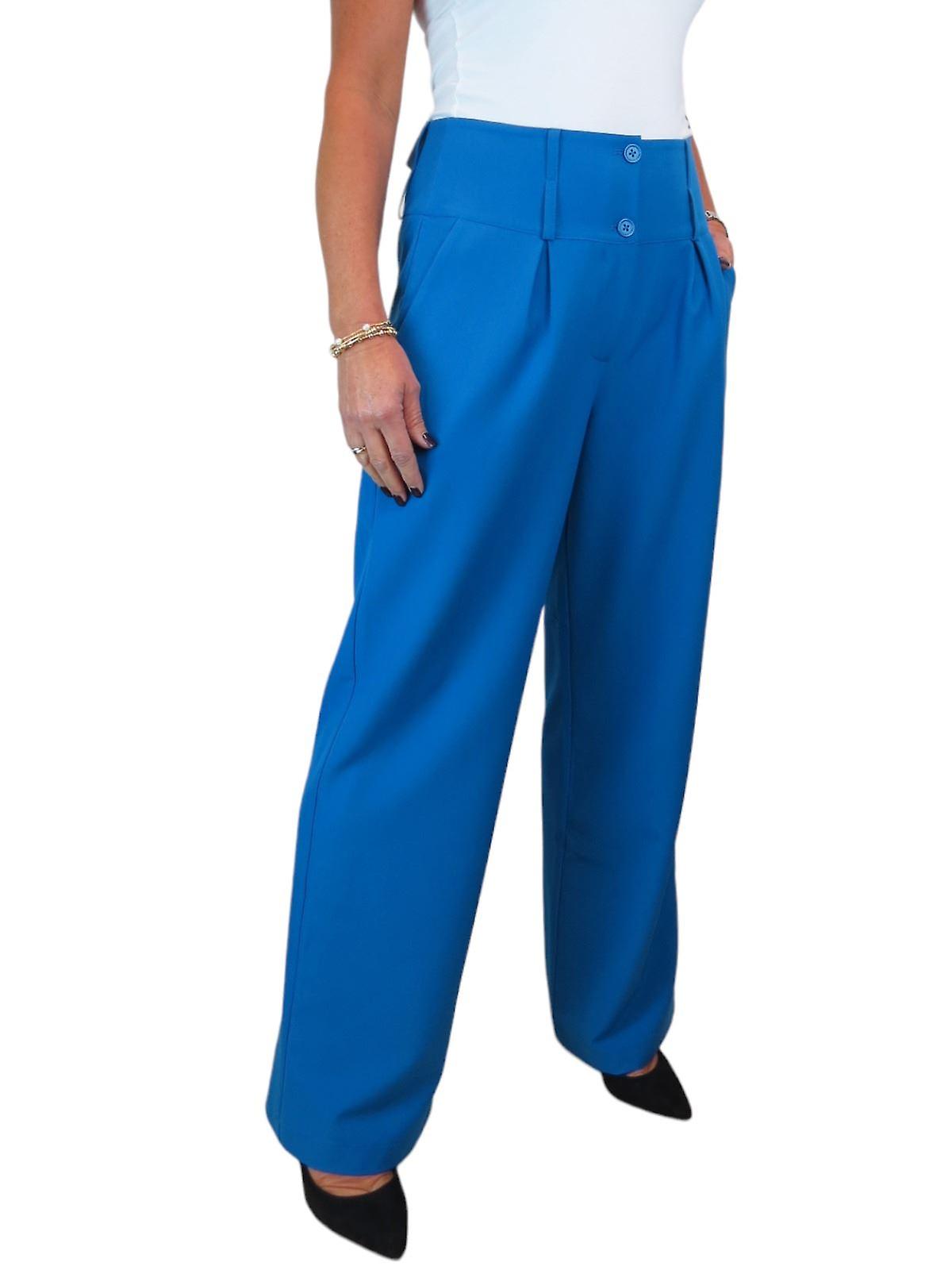 Paulo Due Women's Wide Leg High Waist Trousers