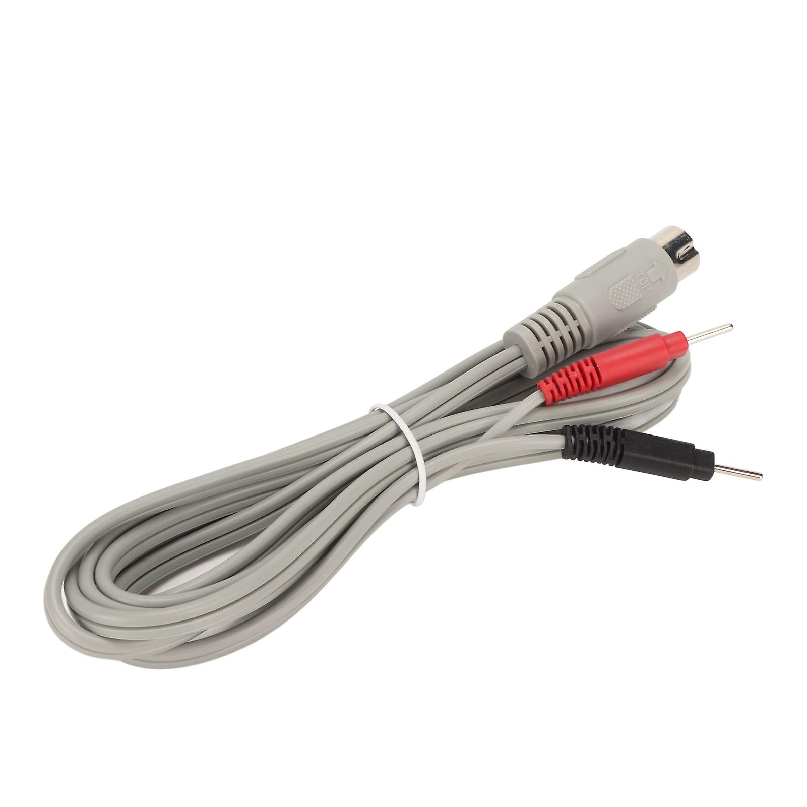 2 Meter Massage Machine Electrode Wires 5P Plug Tinsel Wire Electrode Cable Red Black